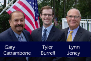 Catrambone for Mayor, Burrell and Jeney for Council